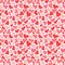 Scattered Heart Valentine Cotton Fabric | By the Yard | Sewing and Crafting | 44 inches wide